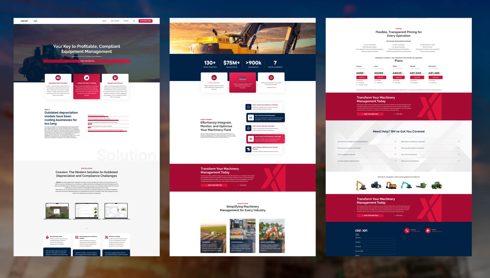 Coaxion website